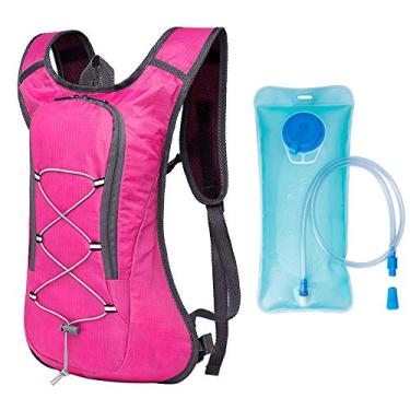 Imagem de Andoer Mochila para bicicleta ultraleve respirável para esportes ao ar livre, ciclismo, acampamento, caminhada, corrida, bolsa, hidratação, com, 2L, água, bexiga