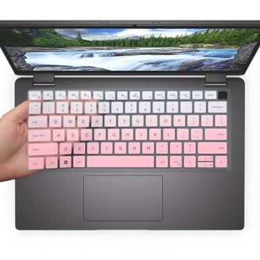 Imagem de Capa de teclado para Dell Latitude 3440 5420 5430 5431 5440 5450 7410 7420 7430 7440 7450 9420 9430 35.6 cm, Dell Latitude 7520 9510 9520 35.6 cm 9,6 cm. Capa protetora de teclado para laptop, Dell