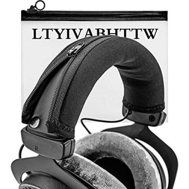 Imagem de LTYIVABHTTW Capa de cabeça DT770 compatível com fones de ouvido DT770, DT880, DT990, DT 770 PRO, DT 880 PRO, DT 990 PRO (preto)