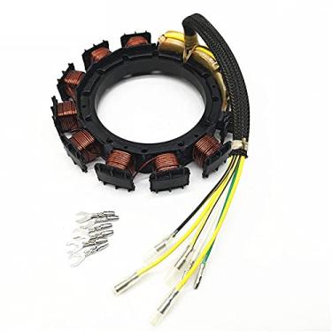 Imagem de MOTOCEO Estator para motor de popa Mercury Mariner 16Amp 25 30 40HP 1998-2005 4Stroke 2/3Cylinder 174-2386 398-852386A4 398-852386T4 398-852386T6 398-8523386T6 398-8523386T6 86T8 65W-85510-00-00