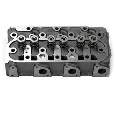 Imagem de Eoiou Cabeça de cilindro completa para Kubota D1105 Engine RTV1100 Veículo utilitário U25S KX36-2 KX41 KX61-2 KX41H Escavadeira B2410HSE B2520HSD B26 B2630HSD B2620HSD B2601HSD 7610H Trator SD