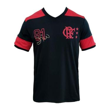 Imagem de Camiseta  Braziline  Flamengo Nova Zico Retrô 2020 Masculina-Masculino
