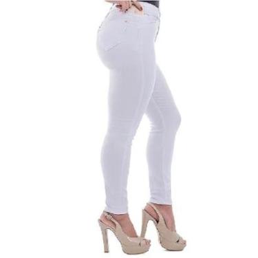 Imagem de Calça Skinny Feminina Sarja Branca-Feminino