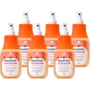 Imagem de 6UN Agua de Colonia Bebe Vida Extrato de Aveia 200ml Davene