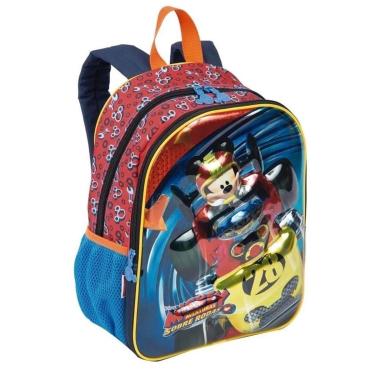 Imagem de Mochila Infantil Costas Mickey Mouse Tam M Escolar Carro Sestini-Masculino