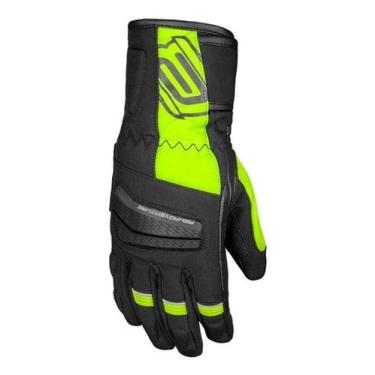 Imagem de Luva Asw Adventure Preto Amarelo Fluor