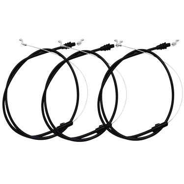 Imagem de TALSWIF (Pacote com 3) 946-04661A 746-04661A 129,5 cm Cabo de controle de zona serve para MTD 746-04661 946-04661 Troy Bilt TB110 TB280ES TB230 TB320 Craftsman Yard Machines 53,3 cm Deck Walk Behind