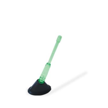 Imagem de Antena Haste Curta Decorativa Led Verde Para Teto de Carro Veículo Universal 150mm Parte Traseira