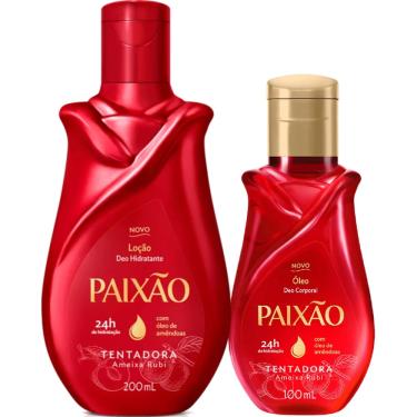 Imagem de Kit Paixão Tentadora Ameixa Rubi Hidratante Corporal + Óleo Corporal