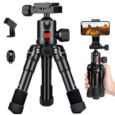 Imagem de JOILCAN Mini Tripod for Camera, 21" Aluminum Small Desktop Tripod, Heavy Duty Tripod with 360° Ball Head, Travel Tripods for DSLR Camera Phone Camcorder Projector, Max Load 15 Lbs