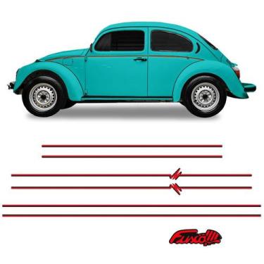Imagem de Faixa Fusca Itamar 1994 + Adesivo Traseiro Vermelho Resinado - SPORTIN
