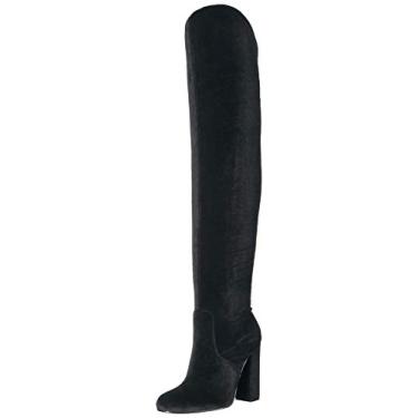 Imagem de Chinese Laundry Bota feminina acima do joelho Brenda, Preto, 7.5