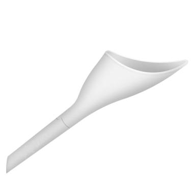 Imagem de Dispositivo de mictório feminino com vaso portátil para adultos/reutilizável – mictório para mulheres, necessidades de acampamento e atividades ao ar livre, funil de liberdade, funil de xixi para mulheres, funil de pé até xixi (branco)