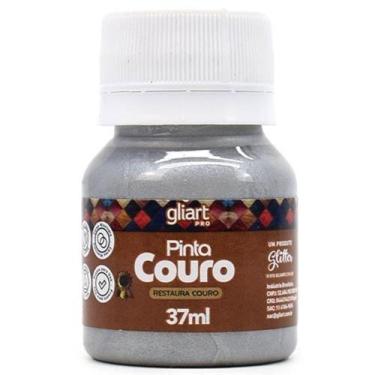 Imagem de Tinta Pinta Couro 37ml - Gliart, Prata