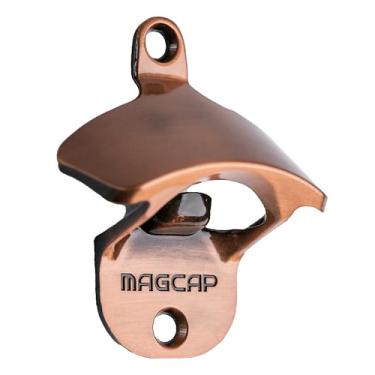 Imagem de Abridor magnético de garrafa para parede da Magcap, Antique Copper, 1