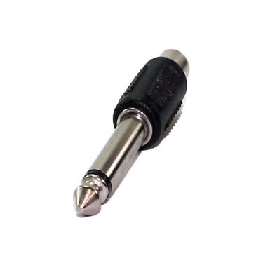 Imagem de Kit 5 Adaptadores P10 Mono x Jack RCA - Conectores de Áudio