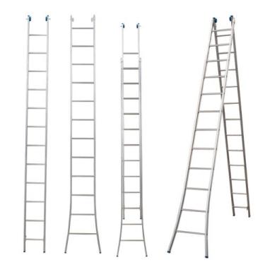 Imagem de Escada Alumínio 3 Em 1 Extensiva 2 X 12 - 24 Degraus Alumasa