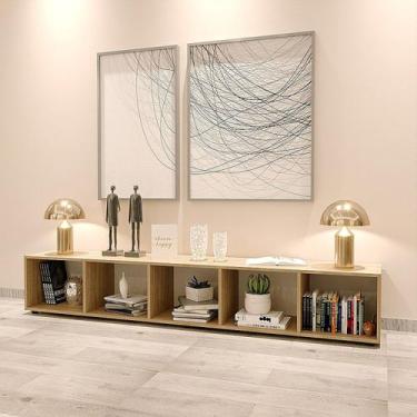 Imagem de Estante Horizontal ou Vertical 5 Nichos 186cmx30cm Liverpool - DRD Móv