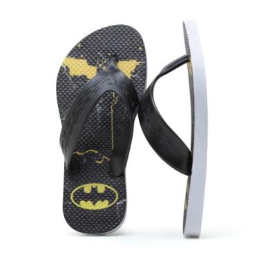 Imagem de Chinelos De Dedo Infantis Personagens Flexível Confortável, Batman, 28