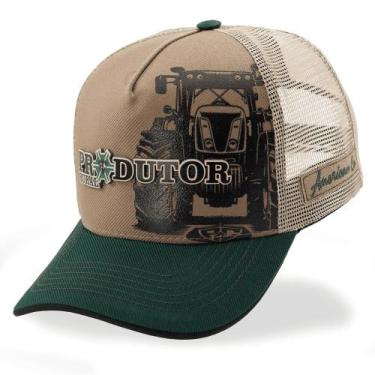 Imagem de Boné Bege Lançamento Pampas Country Produtor Rural, Bege verde