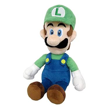 Imagem de Super Mario Brothers Pelúcia Luigi 20cms Oficial Nintendo