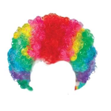 Imagem de Peruca De Festa Palhaço Colorida - RPires