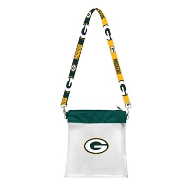 Imagem de Littlearth Bolsa com alça padrão transparente NFL Green Bay Packers