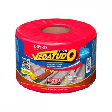 Imagem de Fita Multiuso Dryko Vedatudo Terracota 10Cm X 10M