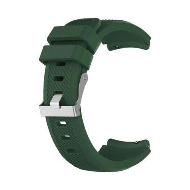 Imagem de Pulseira silicone 22mm para Zeblaze Stratos 2 - Estilo no Pulso, Verde