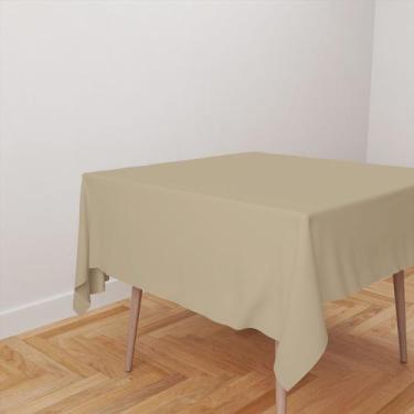Imagem de Toalha De Mesa Quadrada 4 Lugares Tecido Oxford Lisas - 140x140cm - Co