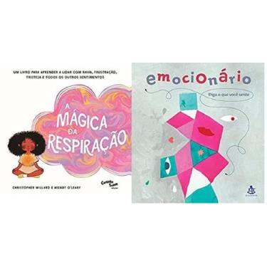 Imagem de KIT 2 LIVROS A Mágica da Respiração + Emocionário: Diga o que você sen
