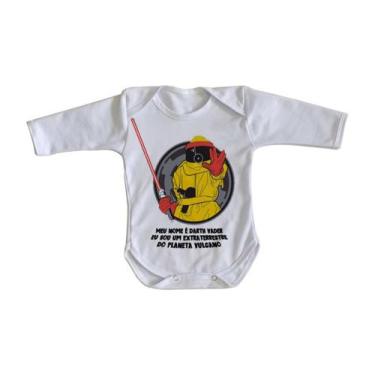 Imagem de body nenê criança roupa bebê manga longa De volta para o futuro Marty 