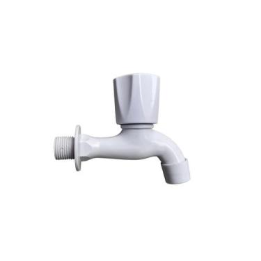 Imagem de Torneira Pia ABS Branca Para Banheiro Cozinha Resistente Qualidade LR-
