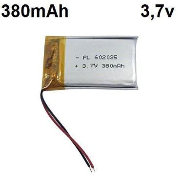 Imagem de Bateria  3,7v 380mah 6mm X 20mm X 35mm Mp3 Mp4 - KMIG