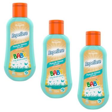 Imagem de Kit 3 Repelente De Insetos Baby 100Ml Repellere - My Health