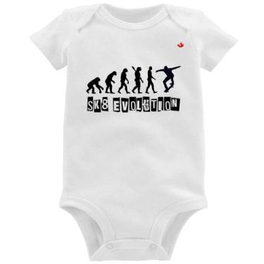 Imagem de Body Bebê SK8 Evolution Boy - Foca na Moda, Branco, M