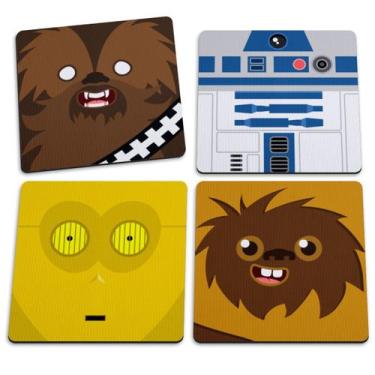 Imagem de Jogo de Porta Copos Geek Side Faces - 4 peças - Yaay