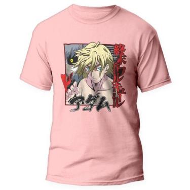 Imagem de Camiseta Camisa Record Of Ragnarok Anime 3 Rosa - Kamisetas Otaku, Ros