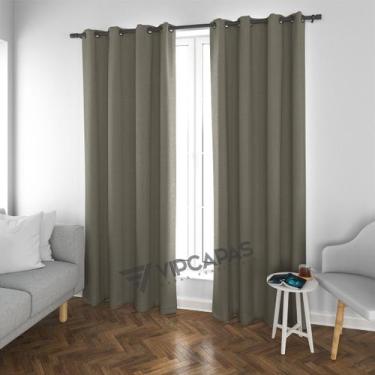 Imagem de Cortina Blackout PVC Corta Luz Sol 100% Blecaute 2,80 X 1,60 Bege - VI