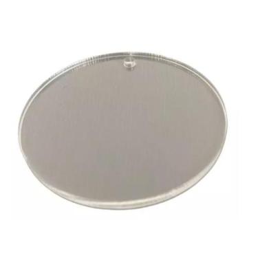 Imagem de Base 3cm Com 1 Furo Redonda Acrílico Chaveiro Medalha 50pcs - AGV Cria