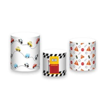 Imagem de Trio De Capa Cilindro - Cidade com Carrinho 026 - Via Cores