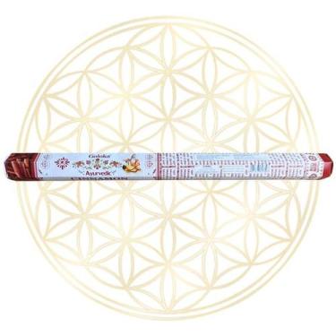 Imagem de Incenso Indiano Goloka Varetas Linha Jardim 40CM, Canela