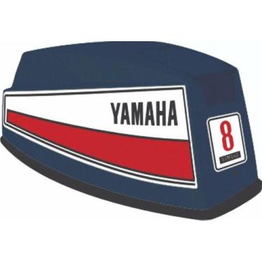 Imagem de Kit Adesivo Faixa Motor De Popa Yamaha Hp 8a 72 A 80 - SPTS