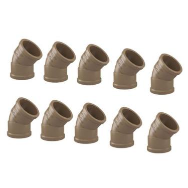 Imagem de Kit 10 Joelho Cotovelo 45º 50mm Soldável - 1.1/2 - FORTLEV