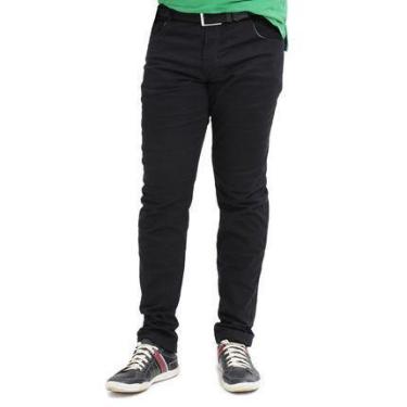 Imagem de Calça Jeans Masculina Skynni Preta Premium C/Lycra  Memorize - memoriz