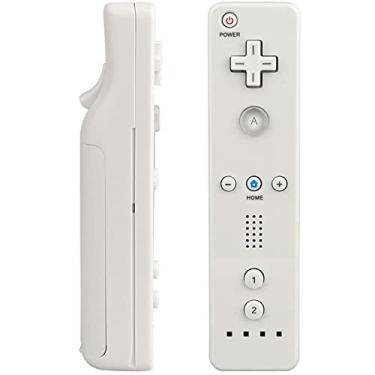Imagem de JJN Wii Remote Controller, Wii Controllers, Replacement Remote Game Controller for Nintendo Wii/Wii U, with Silicone Case and Wrist Strap (White)