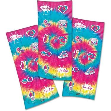 Imagem de Adesivo 3 Cartelas - Tie Dye - Festcolor - Festa tie dye, UNICA, U