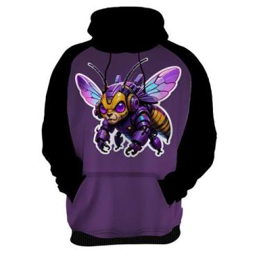 Imagem de Moletom Casaco Blusa Animais Cyberpunk Abelhas Inseto HD 1 - Enjoy Sho