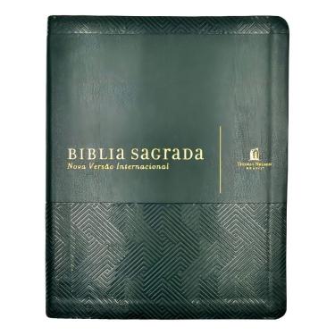 Imagem de Bíblia Nvi, Couro Soft, Verde, Com Espaço Para Anotações, Leitura Perfeita