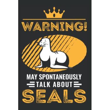 Imagem de Notebook With Seal: May Spontaneously Talk About Seal Robbe / 6x9 Inches / 120 graph Sites